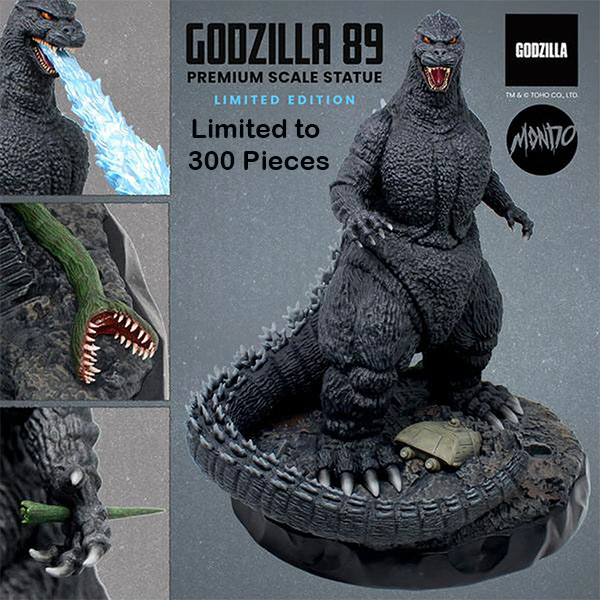 Mondo 1989 Godzilla vs Biollante Godzilla Premium Scale Limited Edition Statue